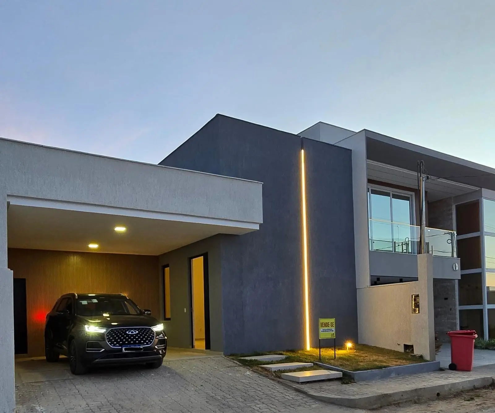 Casa Stark — fachada de projeto residencial pela Barros Engenharia